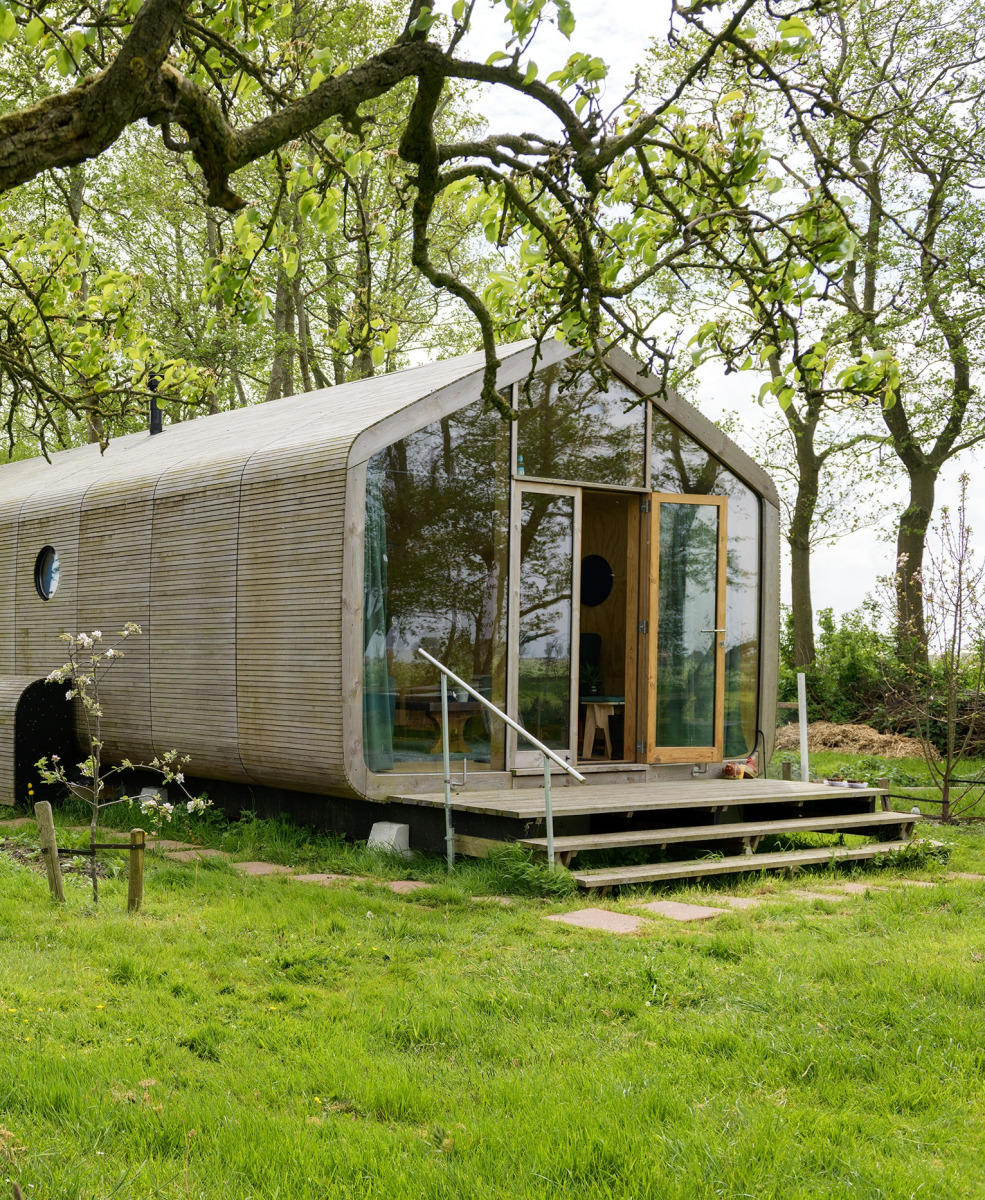 Wikkelhouse met sauna en ligbad
