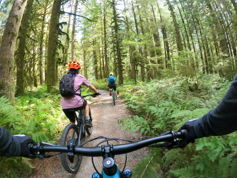 Fietsen - Vodatent - Campingpark de Vuurkuil - Hulshorst - Gelderland - Nederland