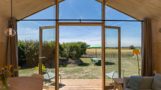 Uitzicht vanaf woonkamer Wikkelhouse - Welcome In Zeeland - Vrouwenpolder - Zeeland - Nederland