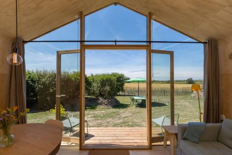 View from living room Wikkelhouse - Welcome In Zeeland - Vrouwenpolder - Zealand - Netherlands