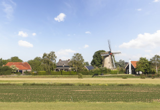 Den lille landsby Rha i Achterhoek, Holland