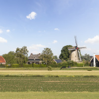 Pequeño pueblo de Rha en el Achterhoek, Países Bajos