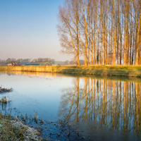 Río Berkel, Lochem. Achterhoek, Países Bajos