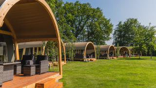 Luxury lodge tents 7 _ picture of a row of lodge tents - _t Schuttenbelt - Enter, Overijsel, Netherlands