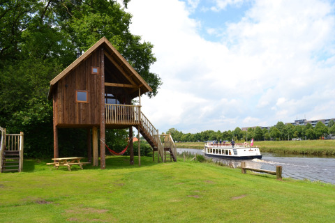 Tree house view with water - De Koeksebelt - Ommen, Overijssel, Netherlands