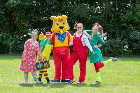 Animation team and mascot - Noetselerberg - Nijverdal, Overijssel, Netherlands