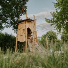 Parque infantil casa de escalada - Camping Si-Es-An - Balkbrug, Overijssel, Países Bajos