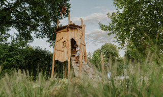 Parque infantil casa de escalada - Camping Si-Es-An - Balkbrug, Overijssel, Países Bajos