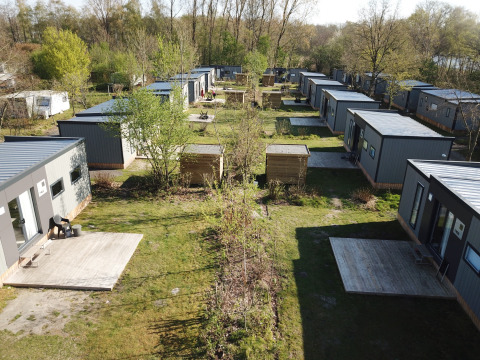 Panoramica del parco lodge - Baalse Hei - Turnhout, Anversa, Belgio