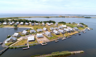 Parkübersicht aus der Luft - Waterrijk Oesterdam - Tholen, Zeeland, Niederlande