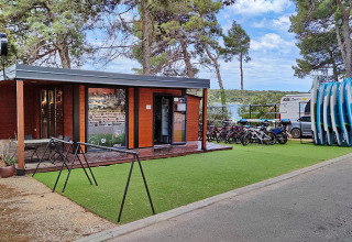 Bike and paddleboard rental at Baia Holiday Poljana holiday park in Primorje-Gorski Kotar County, Croatia.