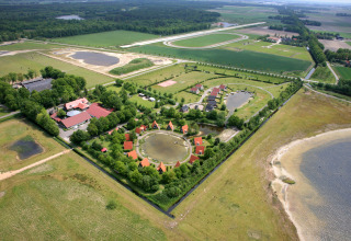Overview of park from above - Eigen Wijze - Bant, Flevoland, Netherlands