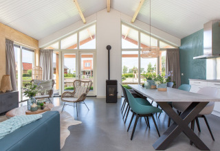 Eneva dining room and living room - Tusken de Marren - Akkrum, Friesland, Netherlands