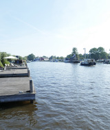 Sfeerfoto water en haven - Tusken de Marren - Akkrum, Friesland, Nederland