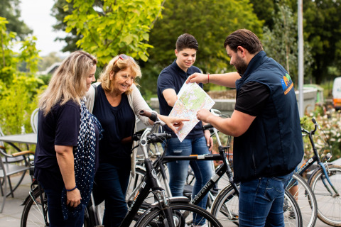 Familieplanlægning cykelrute - Rhederlaagse Søer - Lathum, Gelderland, Holland