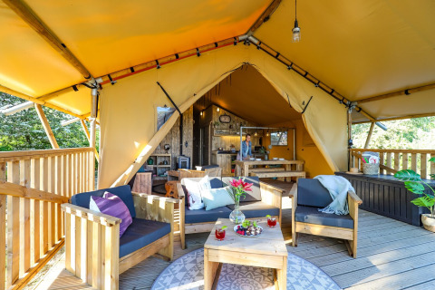 Tienda safari terraza con vistas - De Klimberg - Rheezerveen, Overijssel, Países Bajos