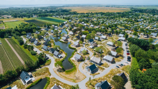 Overzicht park van bovenaf - De Klepperstee - Ouddorp, Zeeland, Nederland