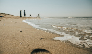 Sfeerfoto strand - De Klepperstee - Ouddorp, Zeeland, Nederland