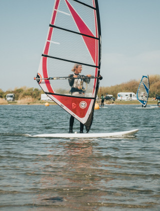 Windsurfen - De Klepperstee - Ouddorp, Zeeland, Nederland