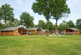 Field with playground and safari lodges - De Zandstuve - Rheeze, Overijssel, Netherlands