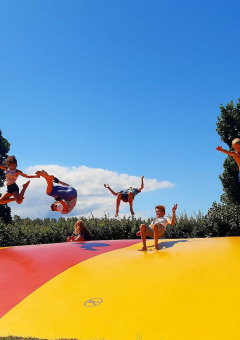 Airtrampoline - Kompas Camping Nieuwpoort - Nieuwpoort, Flandes, Bélgica