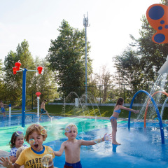 Parque infantil acuático - Kompas Camping Nieuwpoort - Nieuwpoort, Flandes, Bélgica