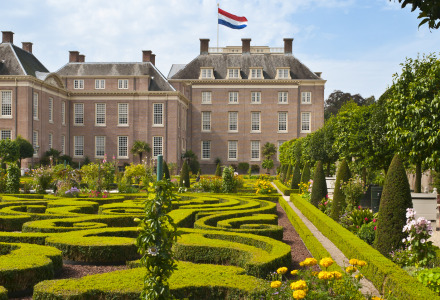 Paleis het Loo verticaal, Apeldoorn, Gelderland, Nederland