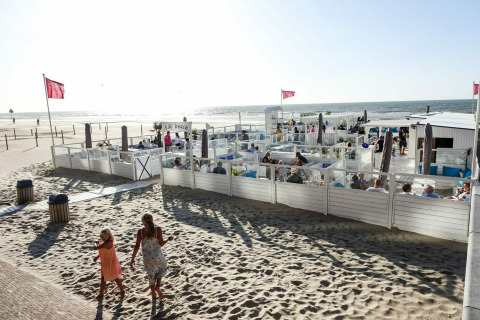 Tiki beach beach tent - Kompas Camping Westende - Middelkerke, West Flanders, Belgium
