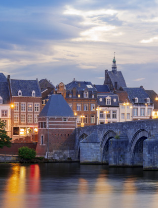 Maastricht al atardecer, Maastricht, Limburgo, Países Bajos