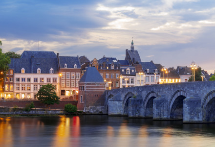Maastricht al atardecer, Maastricht, Limburgo, Países Bajos