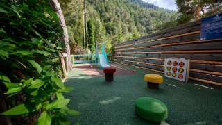 Parque infantil - Villatent - Camping River - Méolans-Revel, Provenza, sur de Francia