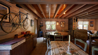 Catering interior - Villatent - Camping Río - Méolans-Revel, Provenza, sur de Francia