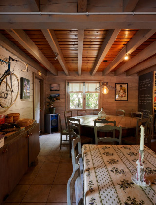 Verpflegung innen - Villatent - Camping River - Méolans-Revel, Provence, Südfrankreich