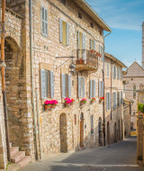 Calle en Toscana, Italia
