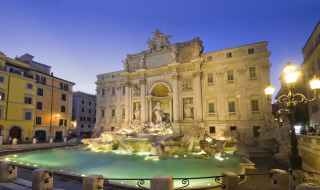 Fuente de Trevi, Roma, Italia.