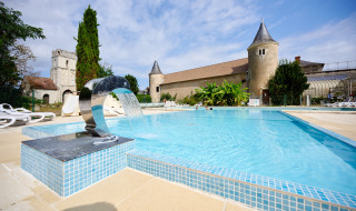 Udendørs swimmingpool - Villatent - Camping le Petit Trianon - Ingrandes, Pays de la Loire, Frankrig