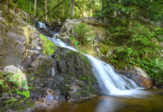 Wasserfall von De Tendon, Vogesen, Frankreich.