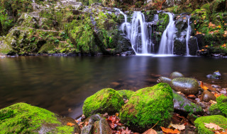 Cascada, Gerbamont, Vosgos, Francia