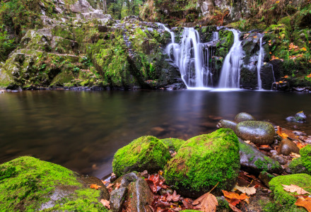 Cascada, Gerbamont, Vosgos, Francia