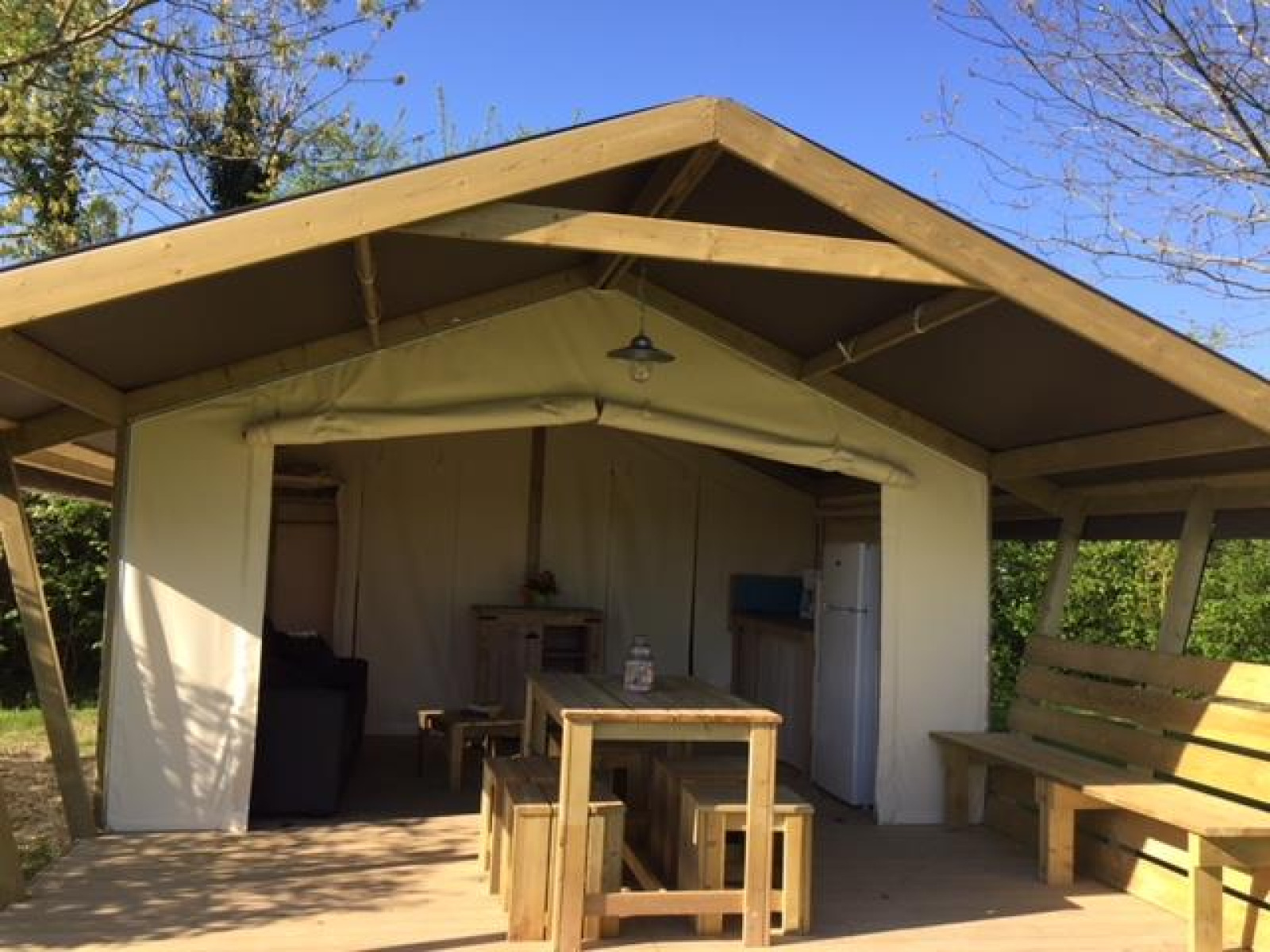 Gemeubileerde Bungalowtent Eden foto 2