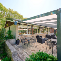 Horeca terras - Villatent - Bronzen Emmer - Meppen, Drenthe, Nederland