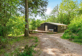 Maison de vacances pour 5 personnes à Ans By, Danemark, entourée d’une forêt verdoyante et paisible.