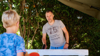 Tafeltennis - Villatent - camping au clos de la chaume - Corcieux, Vogezen, Frankrijk