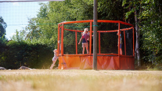 Trampolín - Villatent - camping au clos de la chaume - Corcieux, Vosgos, Francia