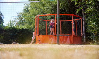 Trampolín - Villatent - camping au clos de la chaume - Corcieux, Vosgos, Francia