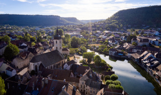 Alrededores - Villatent - camping la roche d'ully - Ornans, Jura, Francia