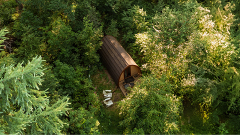Luxe glampingverblijf midden in het groen bij Buitenplaats Beekhuizen - Glamping Veluwe, Nederland.