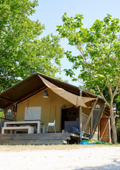 Tent - Villatent - Camping Les Bois du Bardelet, Poilly-Lez-Gien, Loire region, France