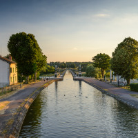 Canal de Briare, Loiret, Francia