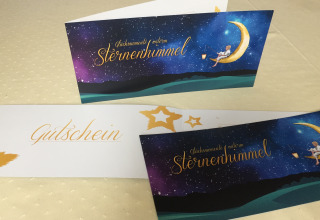 Carte regalo e d’auguri a tema stellato di Zur Grünen Kutte - Zigeunerwagen Thüringen glamping.